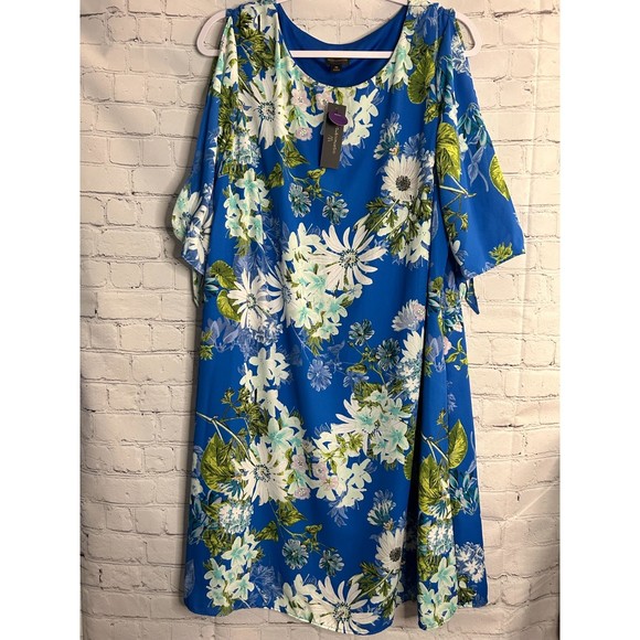 Women's Worthington Floral Pullover Shift Dress. SZ XL. NWT - Picture 1 of 5